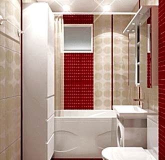 Дизайн однокомнатной квартиры 33 кв. м в современном стиле. Фото проекта