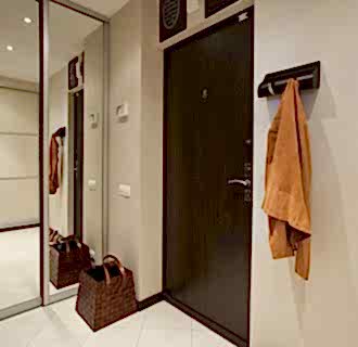 Ремонт однокомнатной квартиры 34 кв. м в современном стиле. Фото проекта