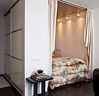 Ремонт однокомнатной квартиры 34 кв. м в современном стиле. Фото проекта