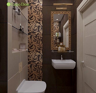 Дизайн однокомнатной квартиры 37 кв. м в стиле эклектика. Фото проекта