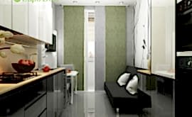 Дизайн интерьера квартиры-студии 43 кв.м. по адресу г. Химки, мкр.Фирсановка, ул.Речная, д. 2Б. Фото 1