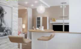 Дизайн интерьера квартиры-студии 54 кв.м. по адресу г. Алматы, Хорошовское шоссе, д. 12. Фото 1