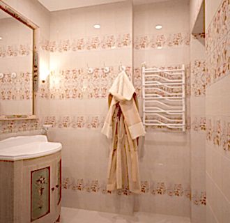 Дизайн трехкомнатной квартиры 77 кв. м в романском стиле. Фото проекта