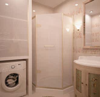 Дизайн трехкомнатной квартиры 77 кв. м в романском стиле. Фото проекта