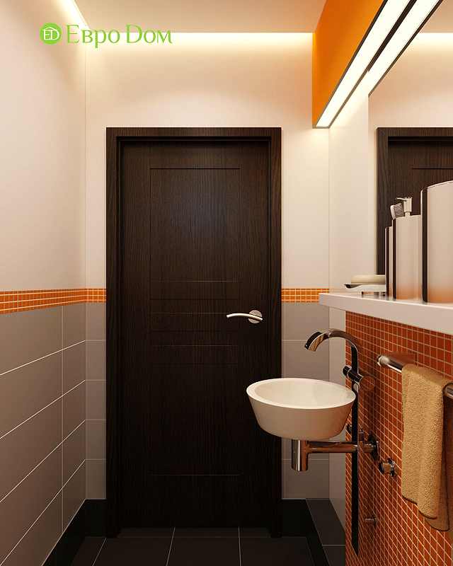 Дизайн 3-комнатной квартиры 87 кв. м в современном стиле. Фото 027