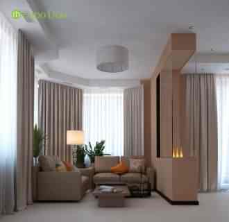 Дизайн восьмикомнатной квартиры 153 кв. м в современном стиле. Фото проекта