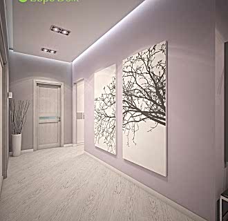 Дизайн трехкомнатной квартиры 93 кв. м в современном стиле. Фото проекта