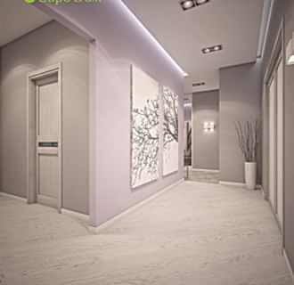 Дизайн трехкомнатной квартиры 93 кв. м в современном стиле. Фото проекта