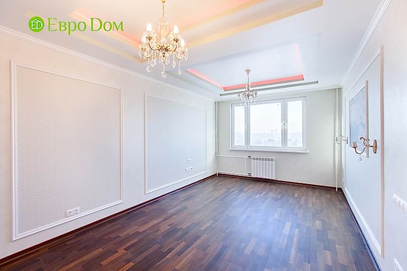 Ремонт и отделка 4-комнатной квартиры. Интерьер в стиле неоклассика. Фото 09