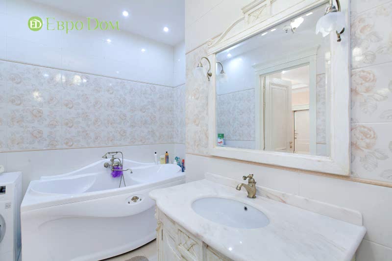 Ремонт трёхкомнатной квартиры. Интерьер в классическом стиле. Фото 06