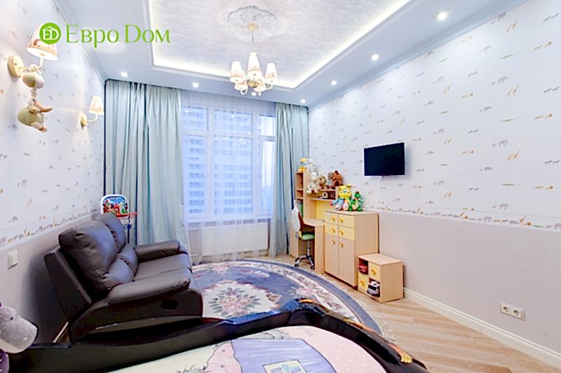 Ремонт трёхкомнатной квартиры. Интерьер в классическом стиле. Фото 013