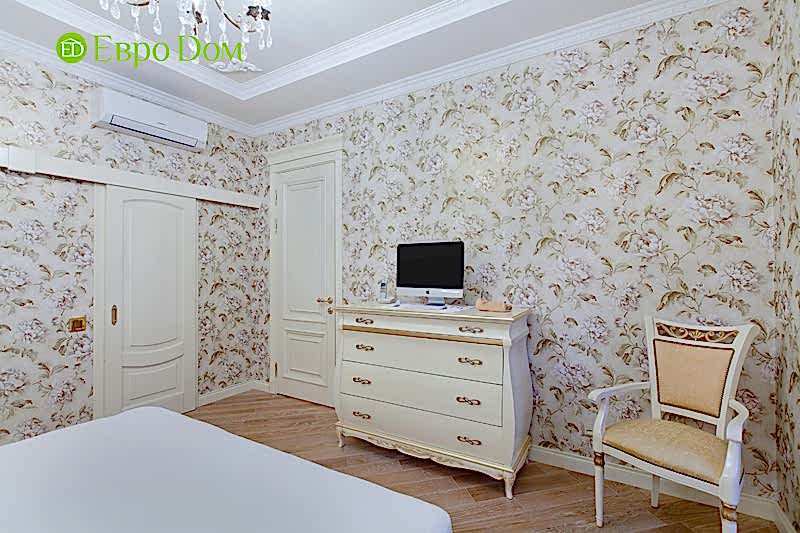Ремонт трёхкомнатной квартиры. Интерьер в классическом стиле. Фото 018