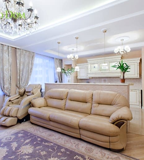 Ремонт трехкомнатной квартиры 130 кв. м в классическом стиле. Фото проекта