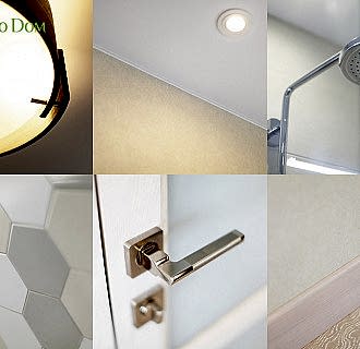 Ремонт однокомнатной квартиры 38 кв. м в современном стиле. Фото проекта