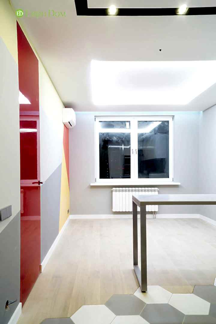 Ремонт однокомнатной квартиры 50 кв. м в современном стиле. Фото 012