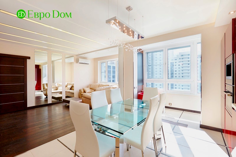 Ремонт и отделка 4-комнатной квартиры в современном стиле. Фото 017