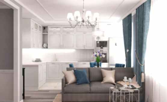 Дизайн интерьера квартиры-студии