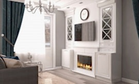 Дизайн интерьера квартиры-студии 44 кв.м. по адресу г. Звенигород, ул. Садовая, д. 6, ЖК «Заречье». Фото 1