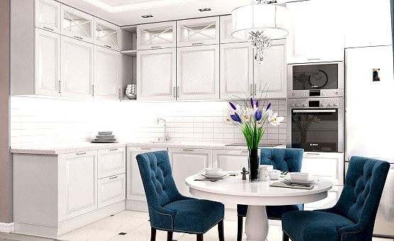 Дизайн интерьера квартиры-студии 44 кв.м. по адресу г. Звенигород, ул. Садовая, д. 6, ЖК «Заречье». Фото 3