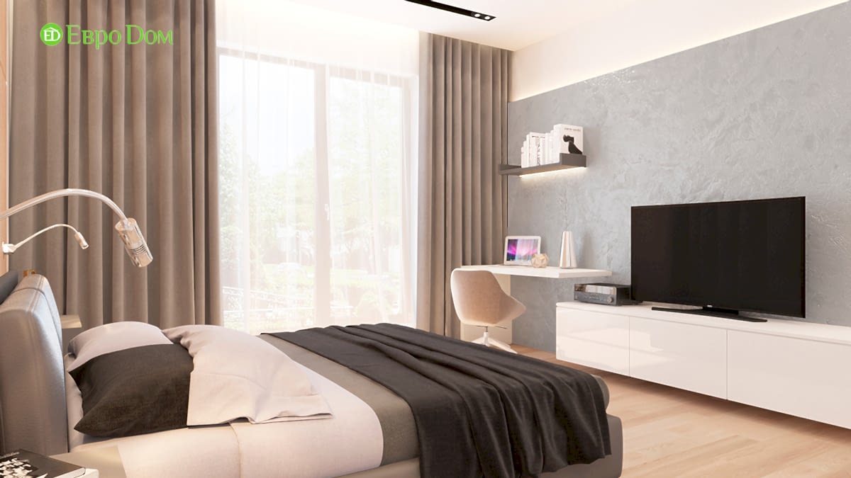 Дизайн интерьера трехкомнатной квартиры 130 кв. м в стиле эко-минимализм. Фото 03