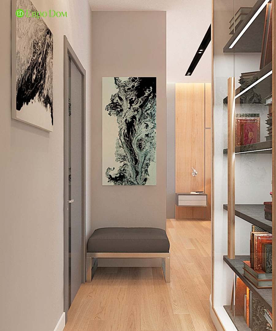 Дизайн интерьера трехкомнатной квартиры 130 кв. м в стиле эко-минимализм. Фото 07