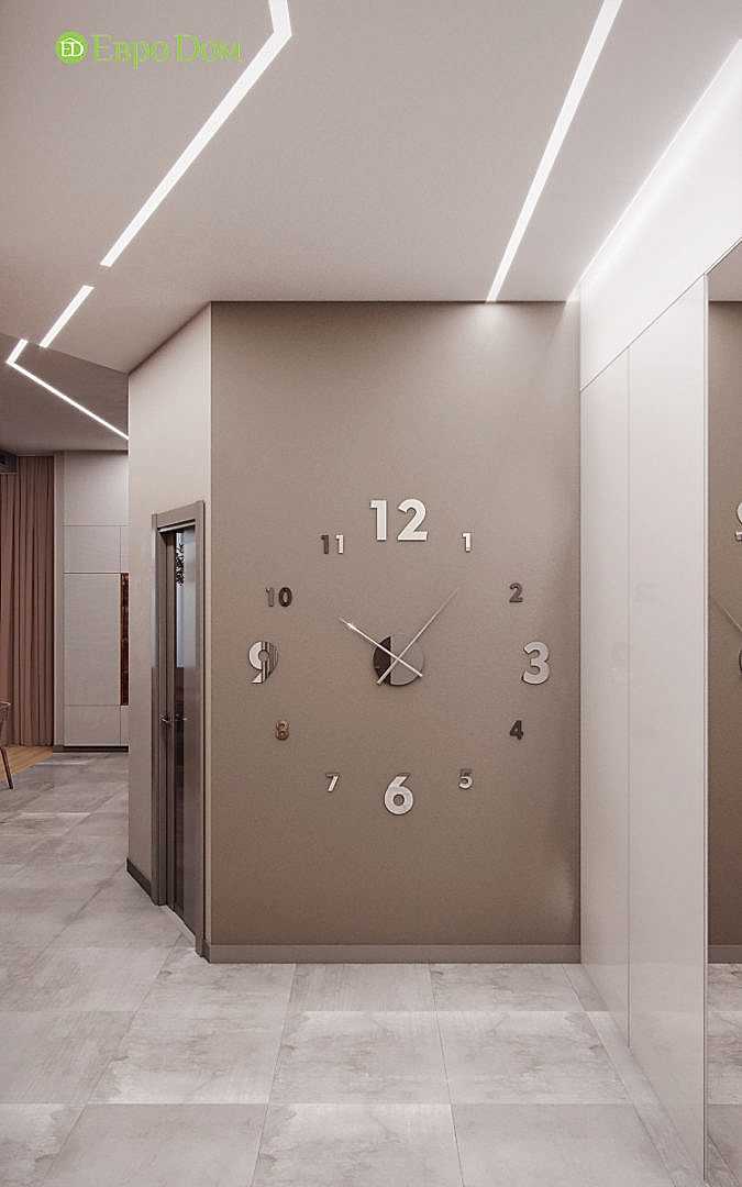 Дизайн интерьера трехкомнатной квартиры 130 кв. м в стиле эко-минимализм. Фото 014