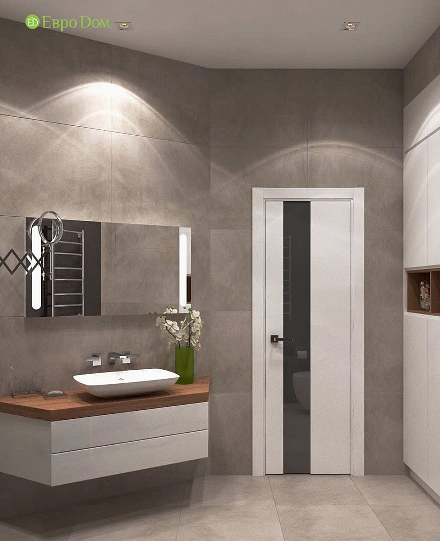 Дизайн интерьера трехкомнатной квартиры 130 кв. м в стиле эко-минимализм. Фото 019