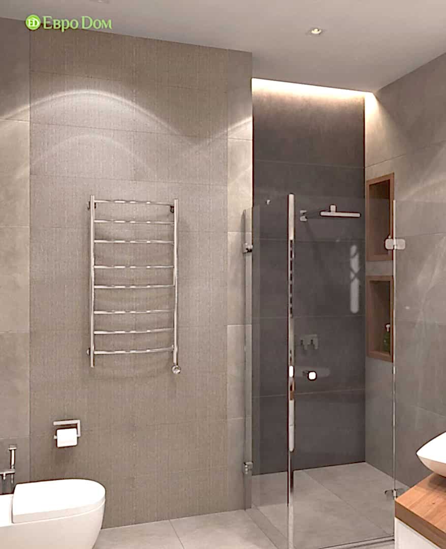 Дизайн интерьера трехкомнатной квартиры 130 кв. м в стиле эко-минимализм. Фото 020