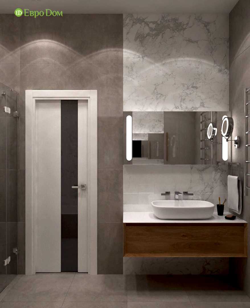 Дизайн интерьера трехкомнатной квартиры 130 кв. м в стиле эко-минимализм. Фото 022