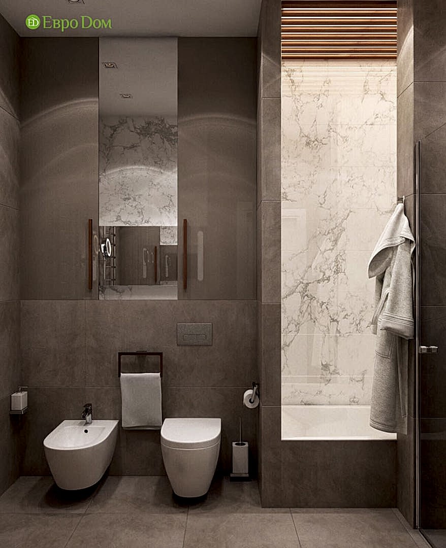 Дизайн интерьера трехкомнатной квартиры 130 кв. м в стиле эко-минимализм. Фото 023