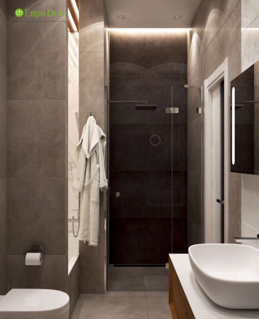 Дизайн интерьера трехкомнатной квартиры 130 кв. м в стиле эко-минимализм. Фото 024