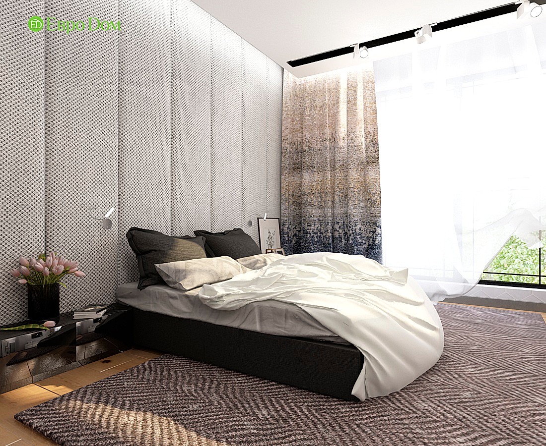 Дизайн интерьера трехкомнатной квартиры 130 кв. м в стиле эко-минимализм. Фото 026