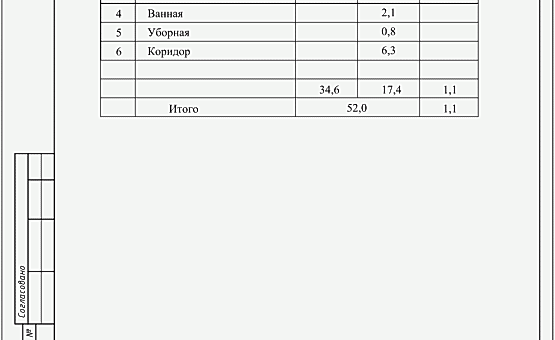 Перепланировка 2-комнатной квартиры 52 кв.м. по адресу г. Алматы, ул. Марксистская. Фото 2