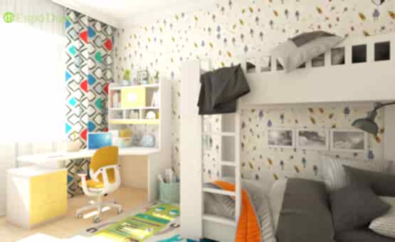 Дизайн интерьера четырехкомнатной квартиры 123 кв.м. по адресу г. Алматы, ул. Зоологическая, д. 30, к. 2. Фото 3