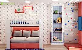 Дизайн интерьера четырехкомнатной квартиры 106 кв.м. по адресу МО, г. Видное, ул. Олимпийская деревня, д. 1, корп, 1, ЖК «Битцевские холмы». Фото 4