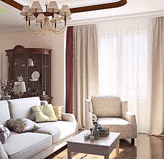 Дизайн трехкомнатной квартиры 173 кв. м в английском стиле. Фото проекта