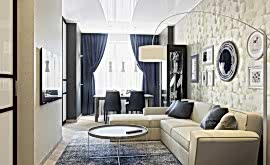 Дизайн интерьера трехкомнатной квартиры 95 кв.м. по адресу г. Алматы, ул. Маршала Захарова, д. 3, ЖК «Маршала Захарова 7». Фото 2