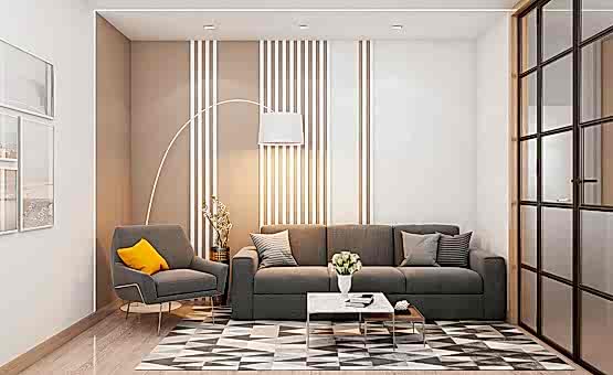 Дизайн интерьера четырехкомнатной квартиры