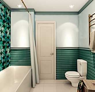 Дизайн интерьера двухкомнатной квартиры 46 кв. м в стиле арт-деко. Фото проекта