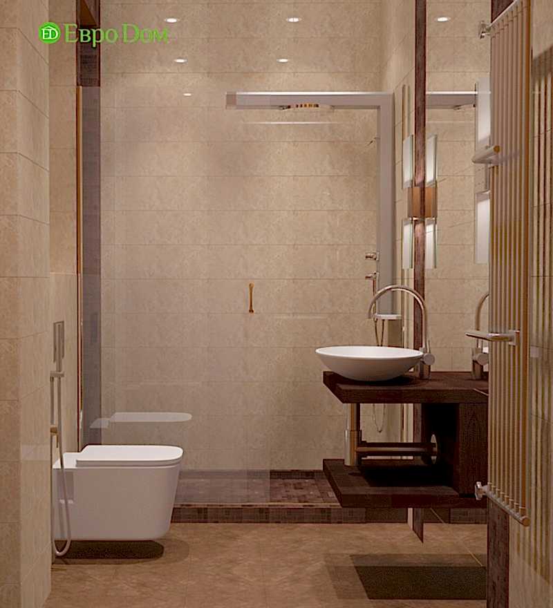 Дизайн санузла маленькой однокомнатной квартиры, - современно и недорого