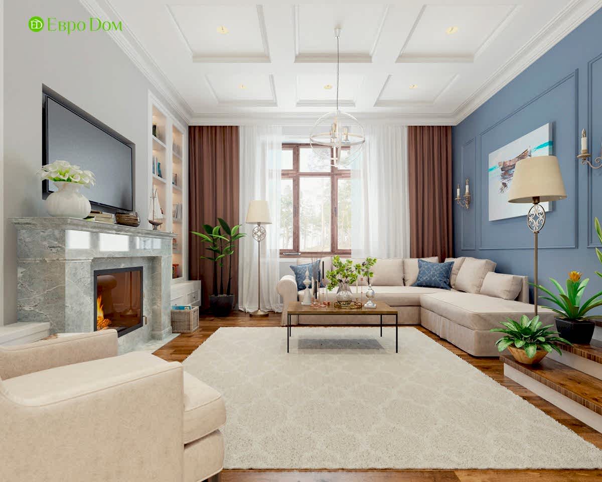 Английский дизайн внутри коттеджа