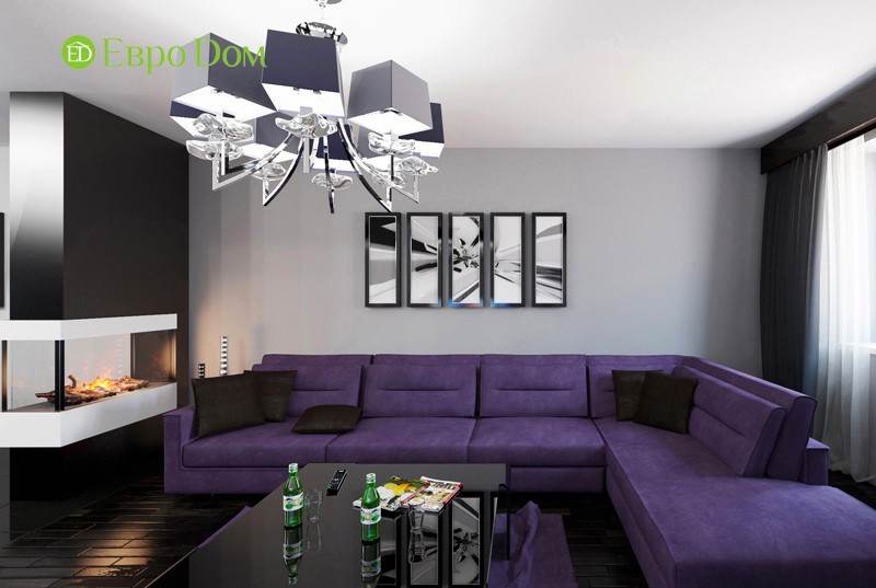 High tech-дизайн коттеджа внутри