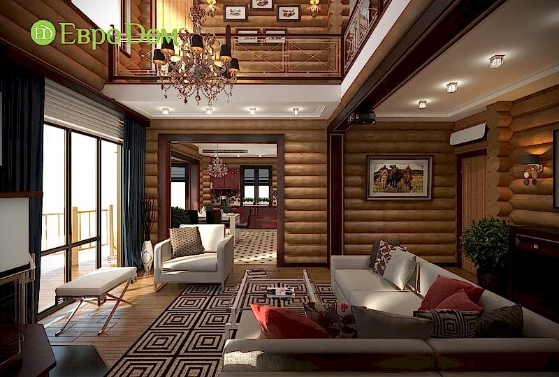 Смелый дизайн домов и коттеджей внутри; фото