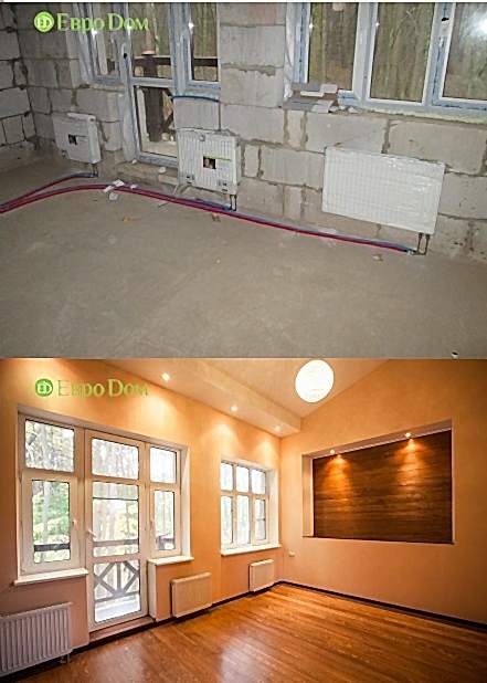 Дизайн коттеджей внутри