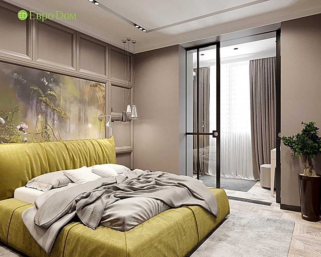 Дизайн 2-комнатной квартиры 64 кв. м в стиле ар-деко. Фото 014