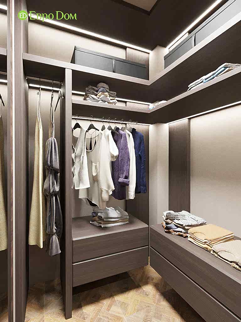 Дизайн 2-комнатной квартиры 64 кв. м в стиле ар-деко. Фото 019