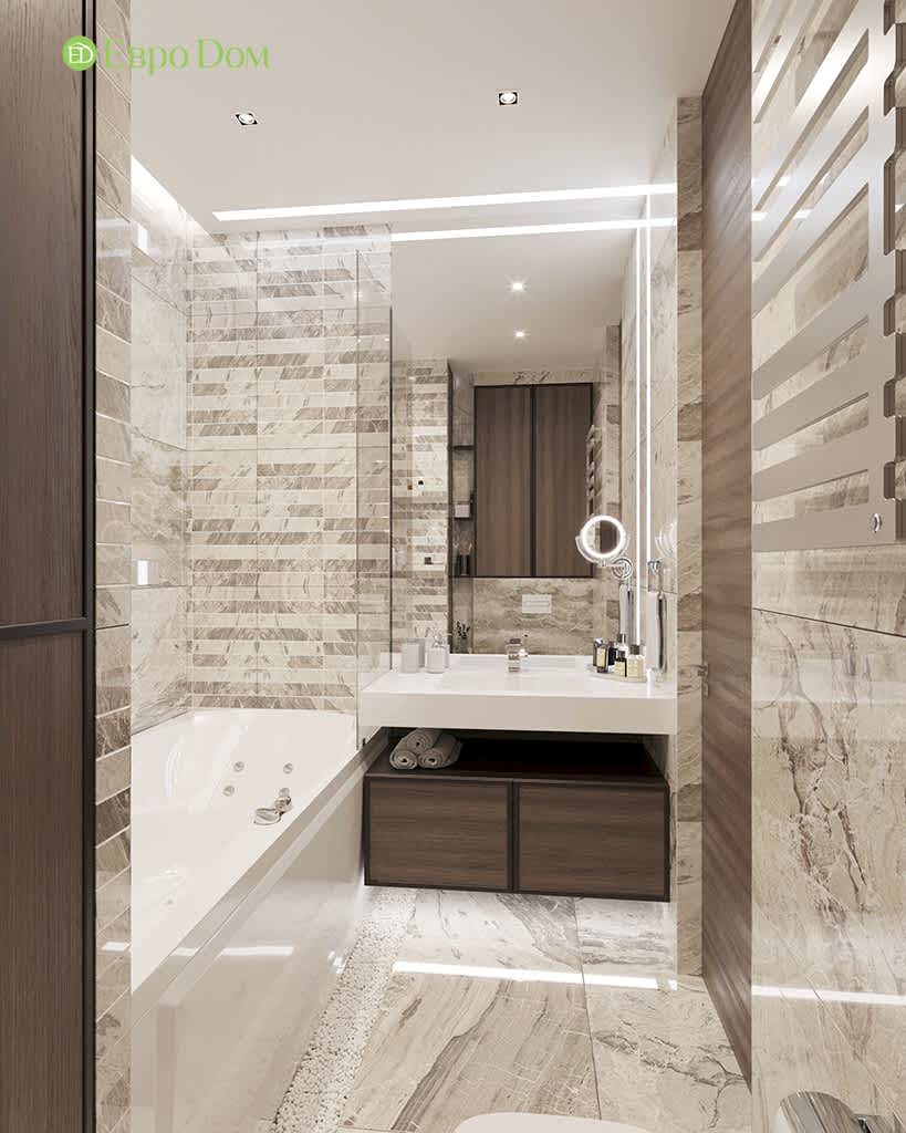 Дизайн 2-комнатной квартиры 64 кв. м в стиле ар-деко. Фото 025