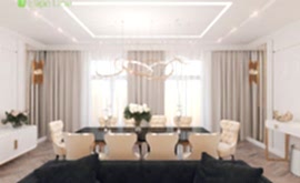 Дизайн интерьера 4-комнатной квартиры 209 кв.м. по адресу г. Махачкала. Фото 1