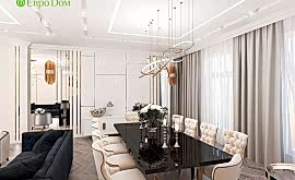 Дизайн интерьера 4-комнатной квартиры 209 кв.м. по адресу г. Махачкала. Фото 2