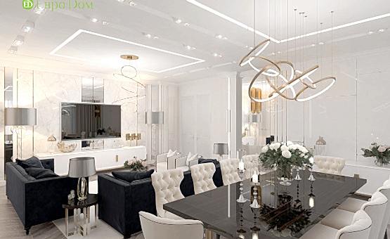 Дизайн интерьера 4-комнатной квартиры 209 кв.м. по адресу г. Махачкала. Фото 3